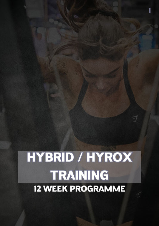 Hybrid / Hyrox Training - 12 Week Guide - DAISYLIFTSUK